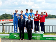 Viet Nam canoeing makes history at ASIAD 2026, swimming team shows encouraging signs